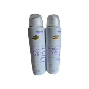 Dove Whole Body Deodorant Spray for Women Invisible Aluminum‎ Free 4 oz (2 Pack)